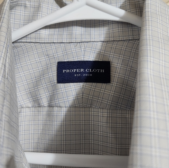 Proper cloth 2008 dress shirt size 16 button down shirt - Picture 2 of 6